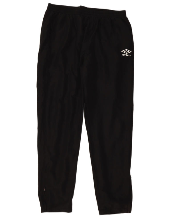 Pantaloni da tuta da uomo Umbro Large in poliestere nero