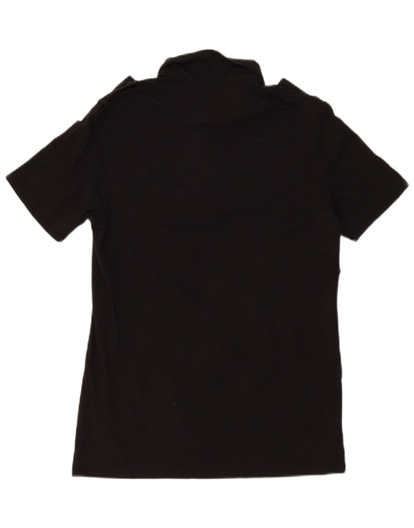 Polo militare da uomo Guess UK 34 XS cotone nero