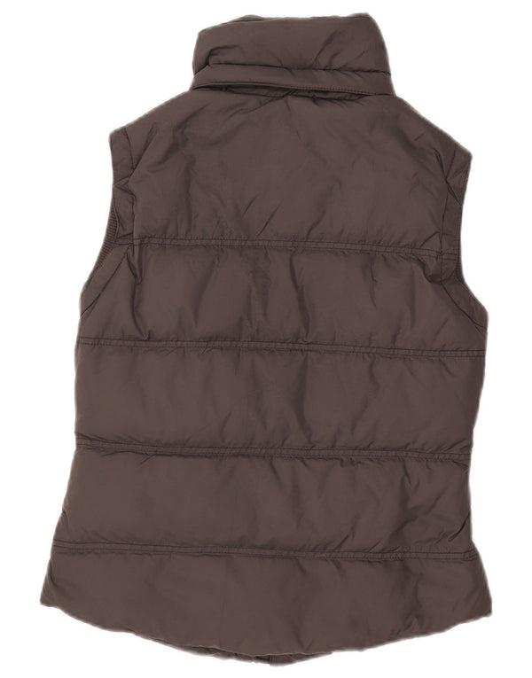 JACK WILLS Womens Padded Gilet UK 8 Small  Grey Nylon