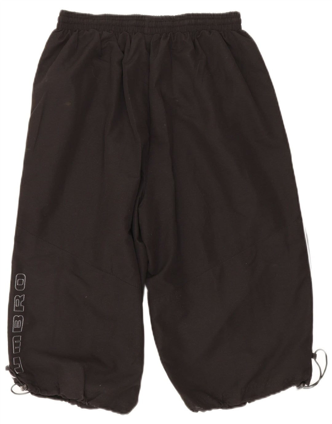 Pantaloncini sportivi Umbro da uomo con grafica Bermuda, grandi, in poliestere nero