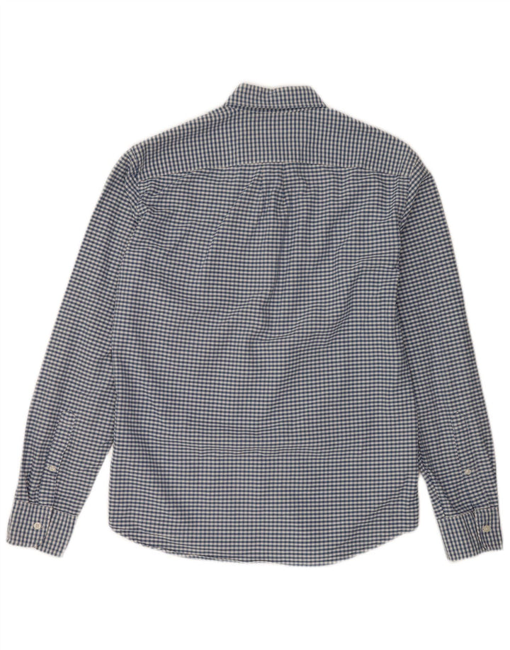 J. CREW Camicia slim fit da uomo in cotone a quadretti blu medio