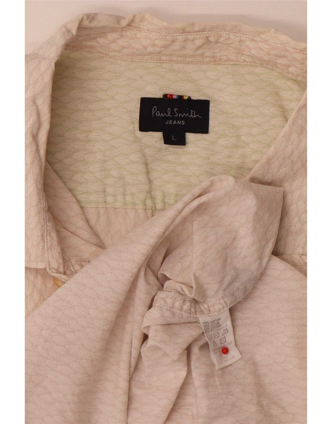 Camicia da uomo Paul Smith grande in cotone beige