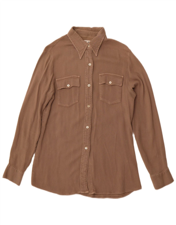Maglietta da donna REPLAY UK 12 Marrone medio