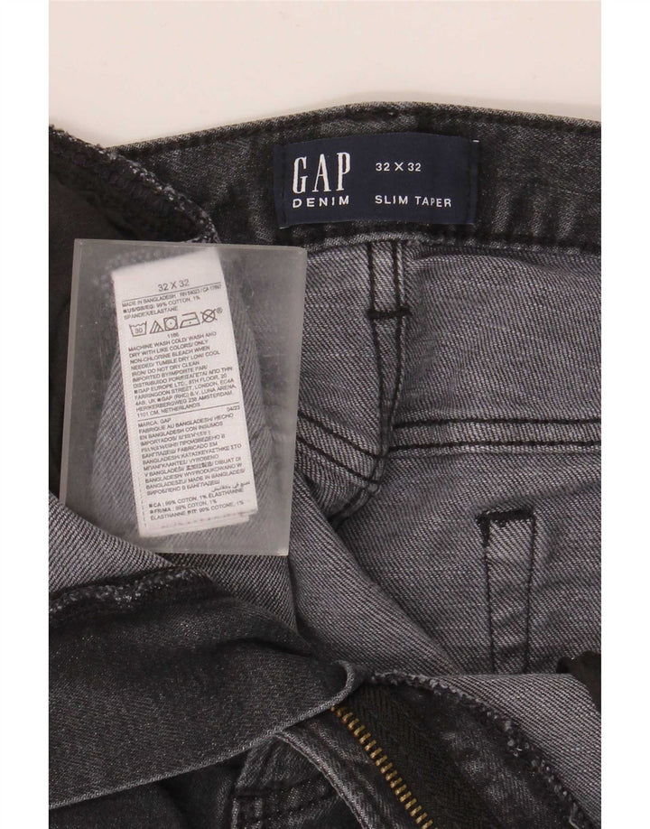Jeans Gap Slim affusolati da uomo W32 L32 cotone nero