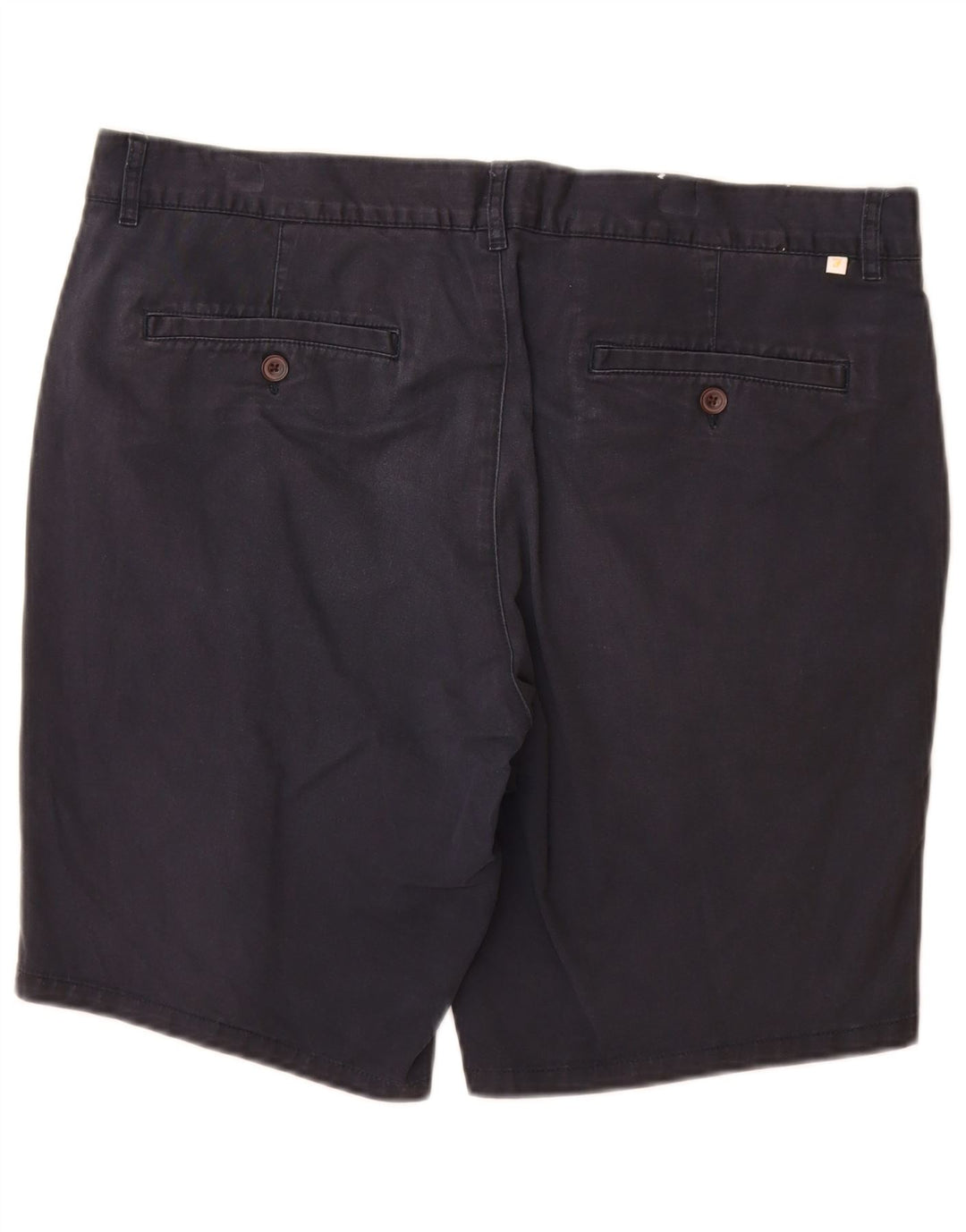 Pantaloncini chino da uomo Farah W36 grandi in cotone blu navy