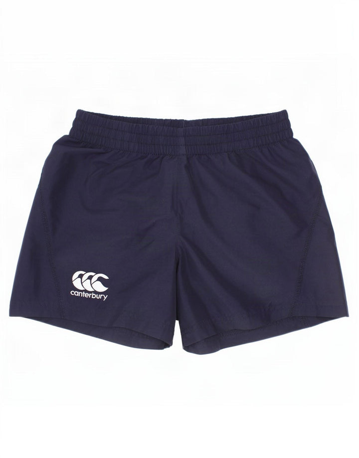 Pantaloncini sportivi da ragazzo Canterbury 3-4 anni piccoli in poliestere blu navy