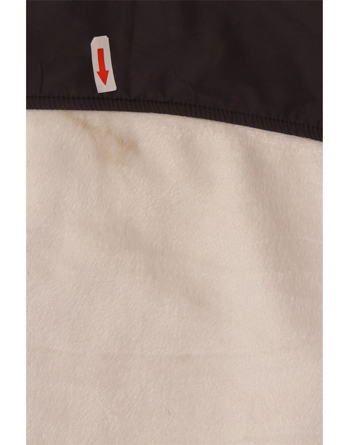 Giacca in pile da donna Fila UK 16 Large Poliestere color block bianco