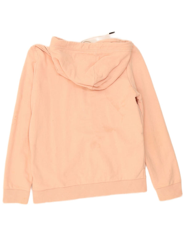 Maglione con cappuccio e zip da donna Superdry UK 10 piccolo cotone rosa