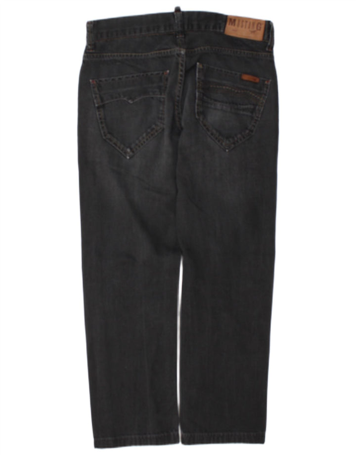 Jeans dritti da uomo Mustang W32 L28 cotone grigio