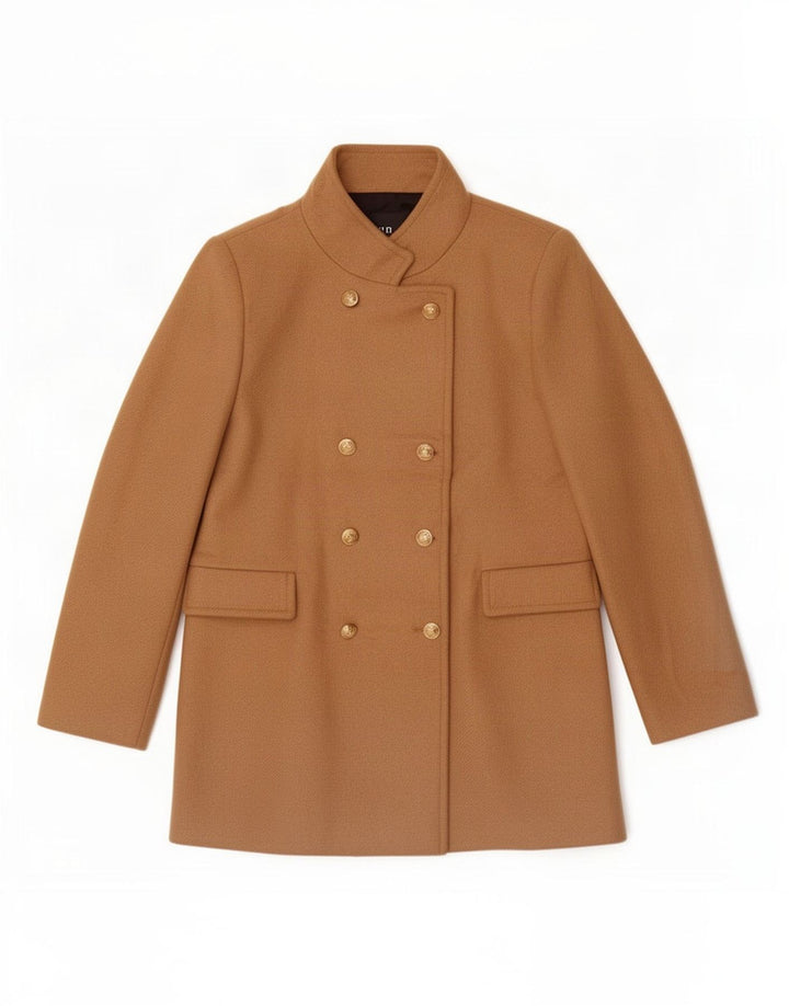 Cappotto da marinaio da donna Zara UK 20 2XL Lana beige