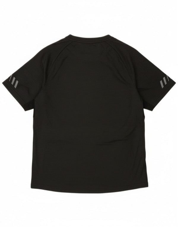 T-shirt da ragazzo Russell Athletic Top 14-15 anni XL poliestere a righe nere