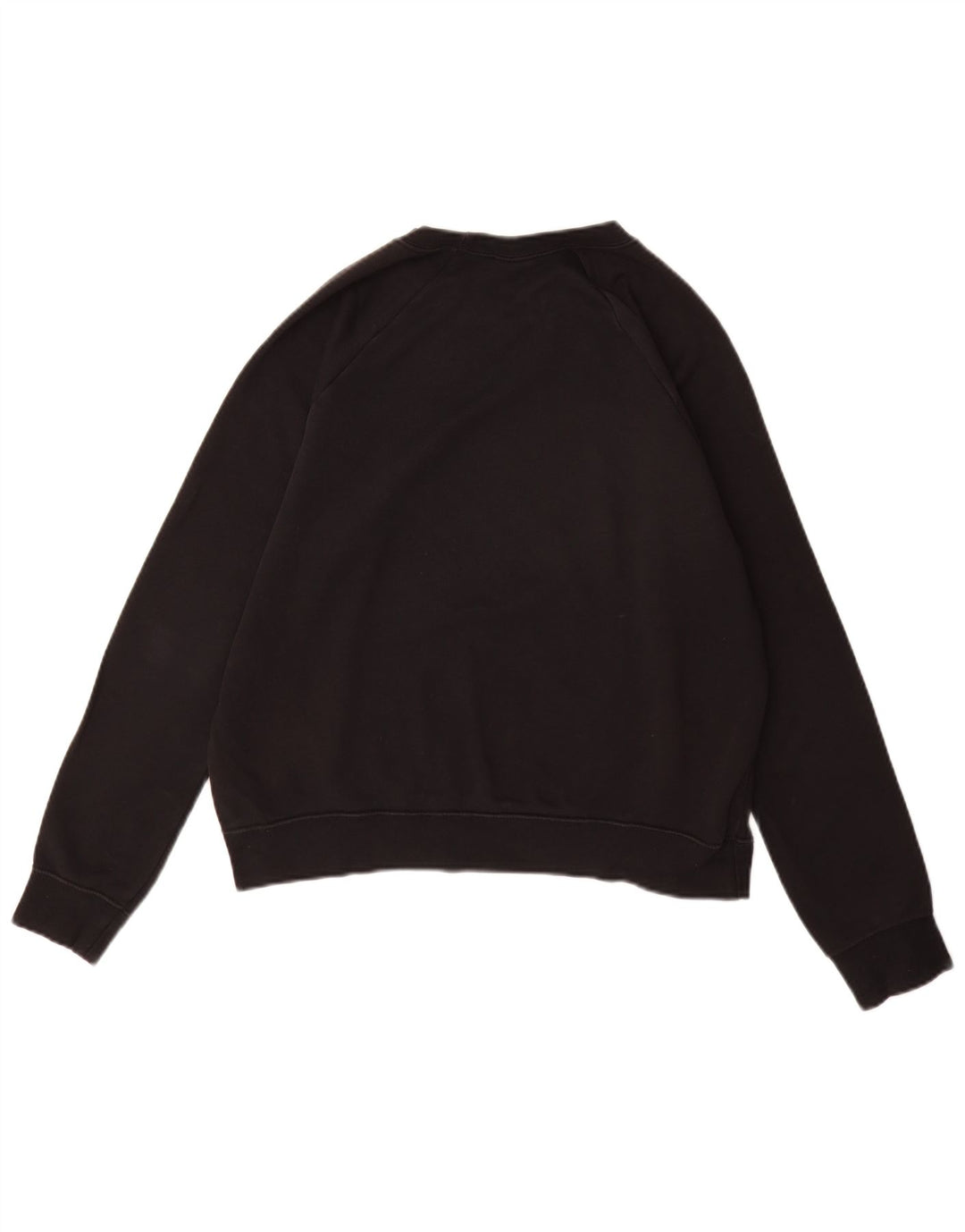 Felpa da donna NIKE maglione UK 14 cotone nero medio