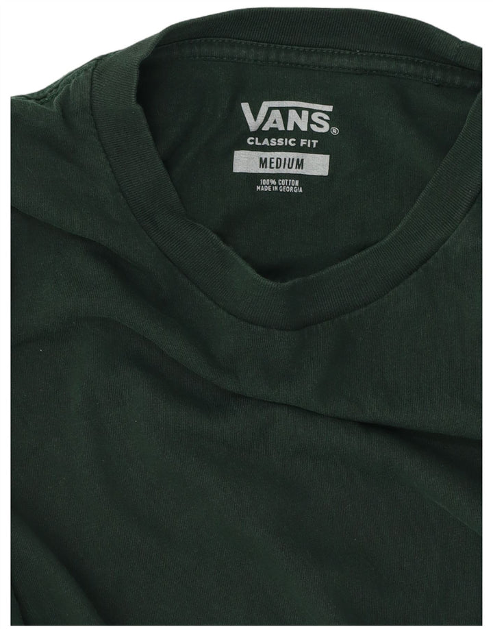 Maglietta da uomo Vans Classic Fit in cotone verde medio
