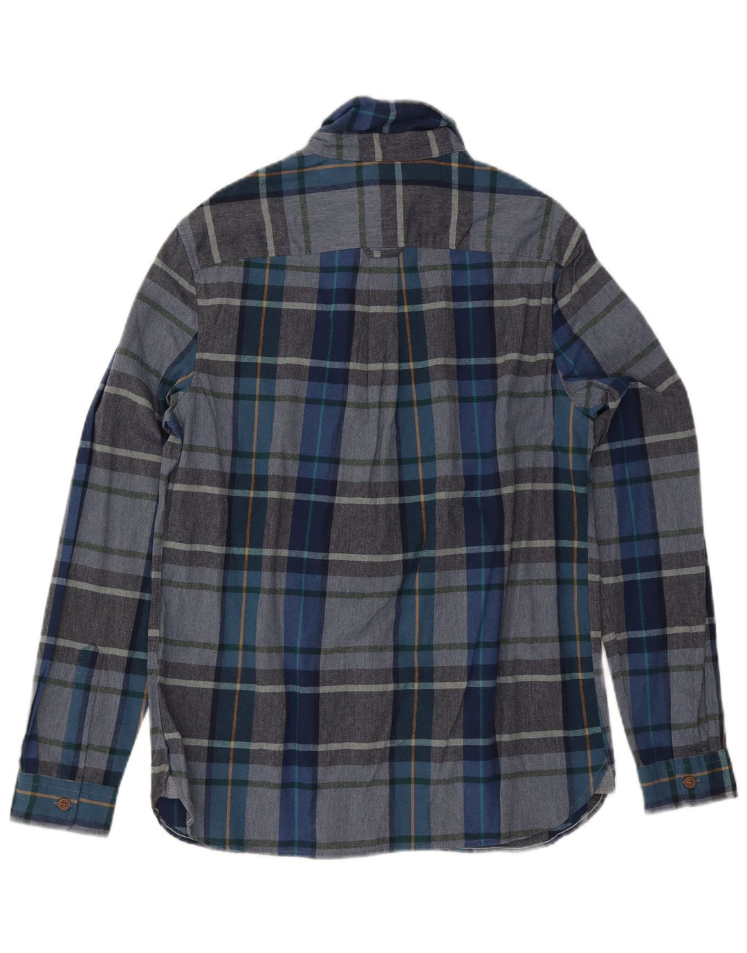 Camicia da uomo Classic Fit di White Stuff in cotone a quadri blu medio