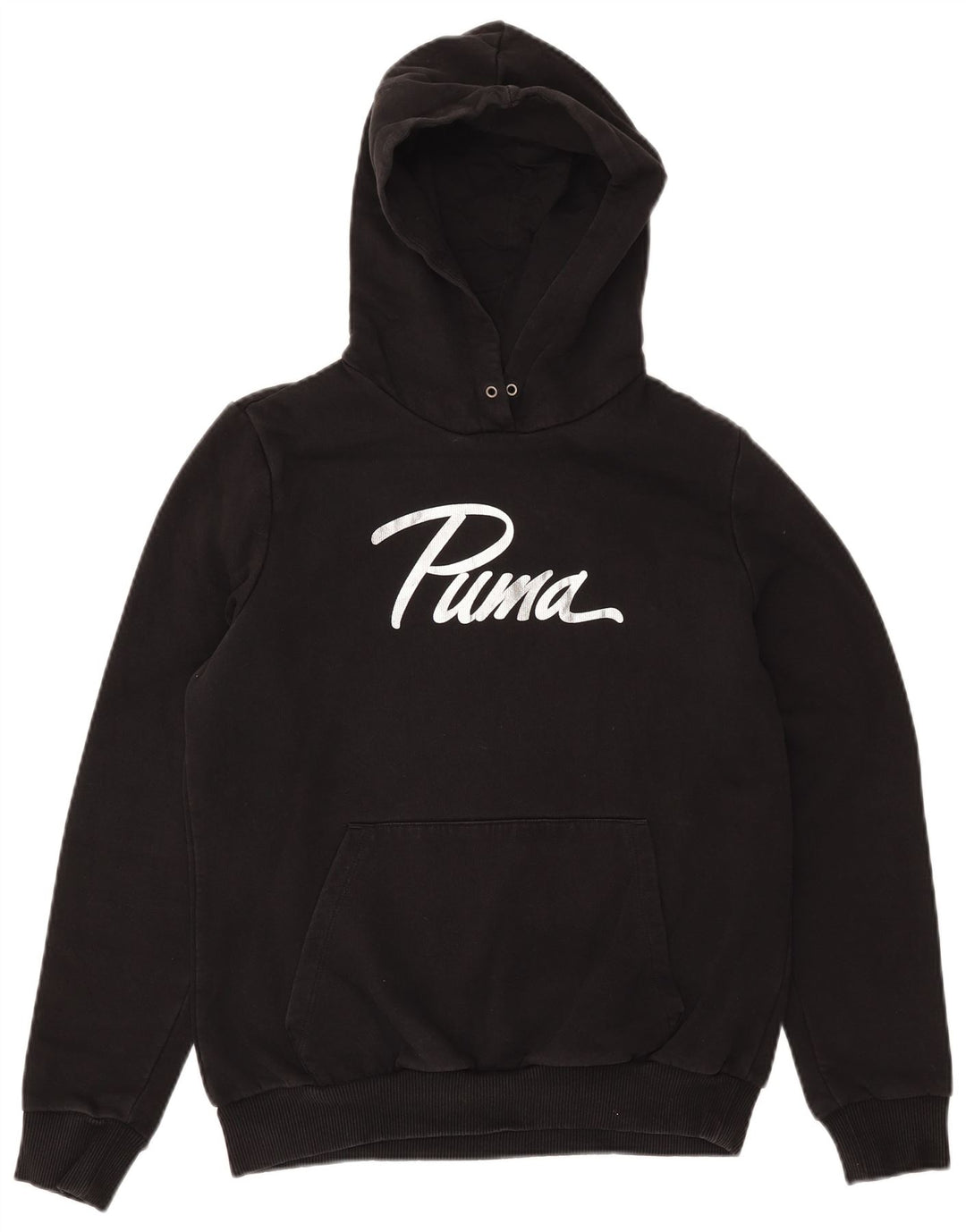 Felpa con cappuccio grafica da donna PUMA UK 14 cotone nero medio