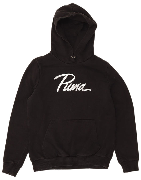 Felpa con cappuccio grafica da donna PUMA UK 14 cotone nero medio