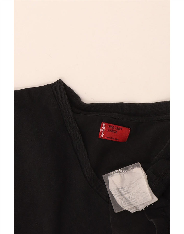 T-shirt da uomo Levi's Top Large in cotone blu navy