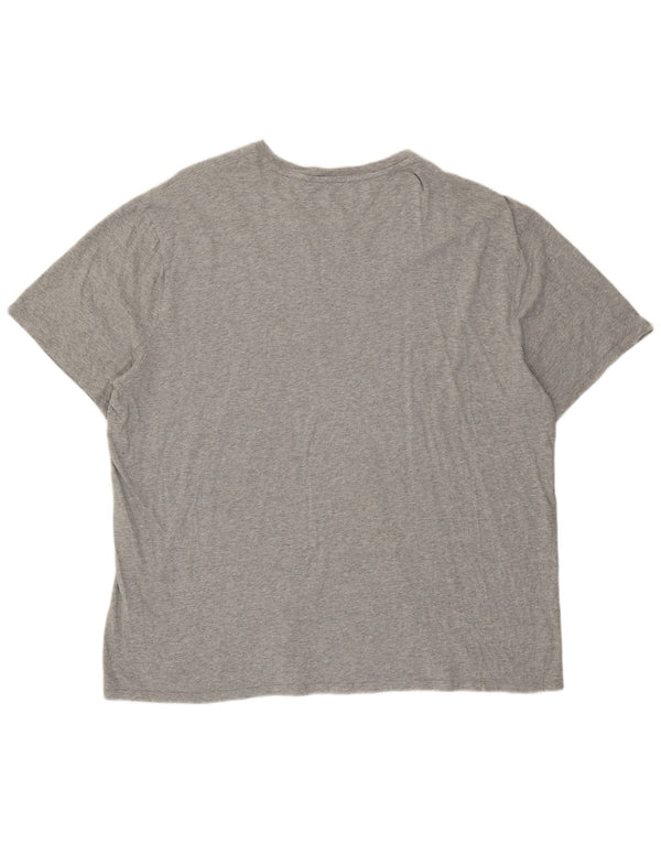 T-shirt da uomo Tommy Hilfiger Top 2XL cotone grigio