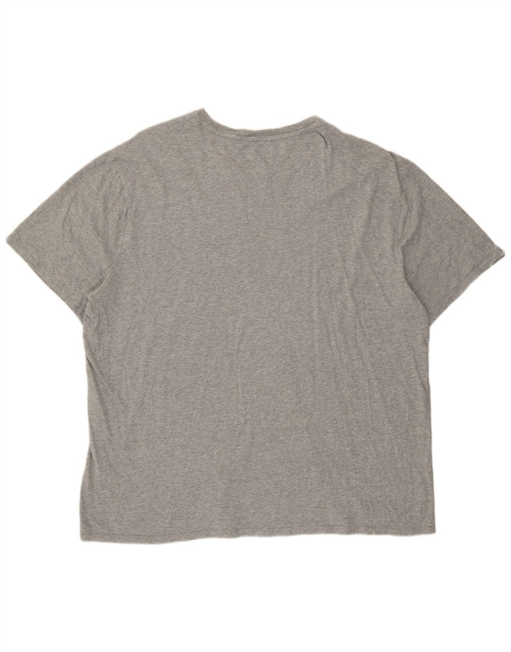 T-shirt da uomo Tommy Hilfiger Top 2XL cotone grigio