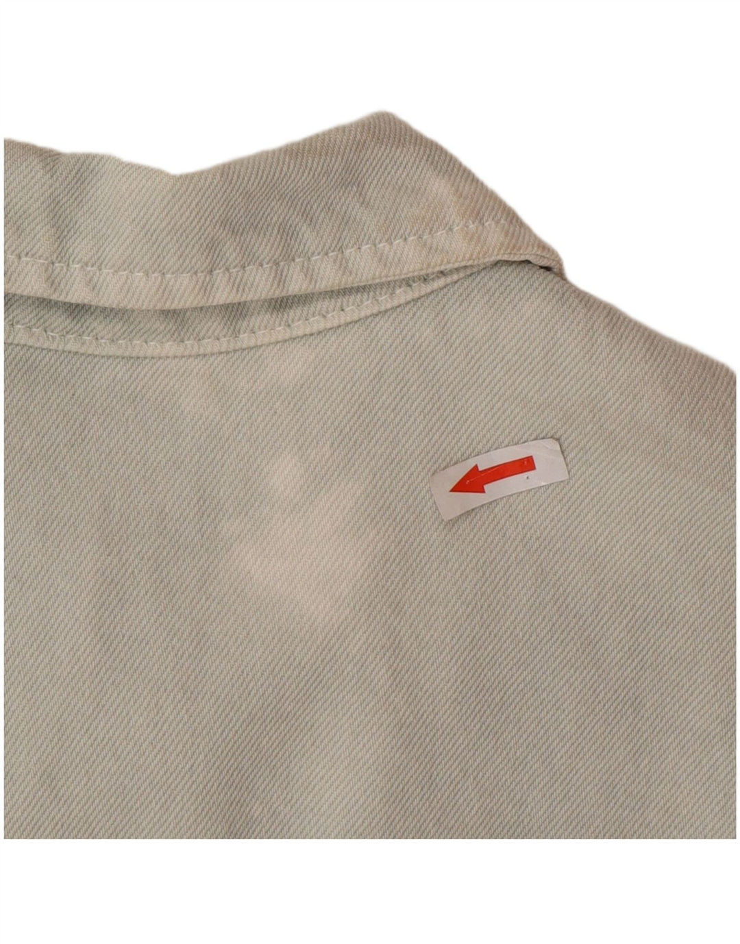 Camicia di jeans Zara da uomo dalla vestibilità rilassata, grande, in cotone blu