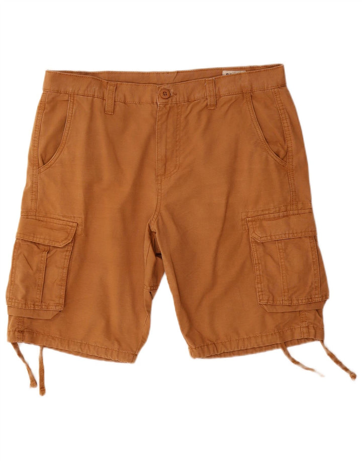Pantaloncini cargo da uomo Scout medi W32 in cotone marrone