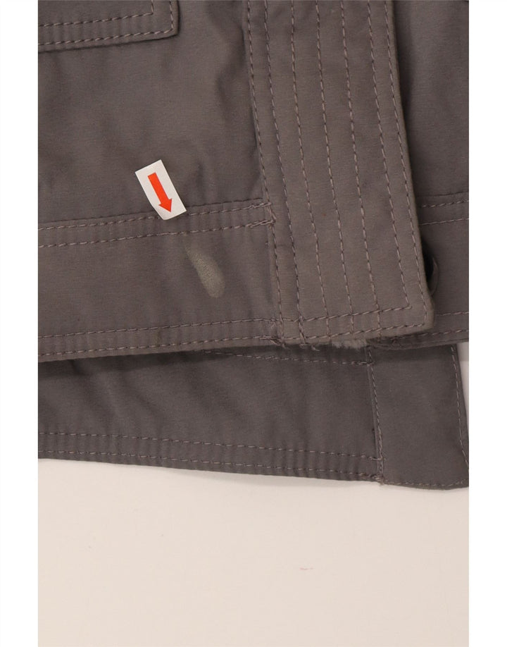 Giacca Hollister Sherpa Parka da donna con cappuccio UK 14 Poliestere grigio medio