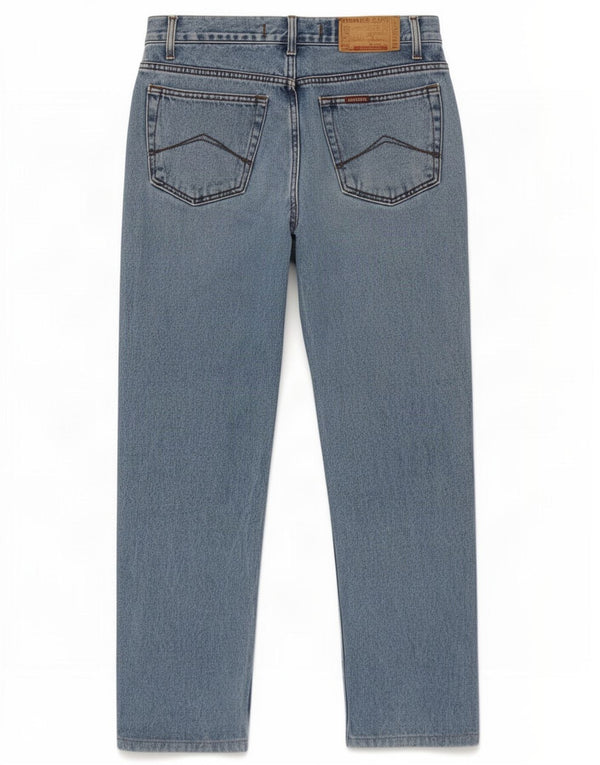 Carrera Jeans dritti da uomo W31 L28 Blu Cotone
