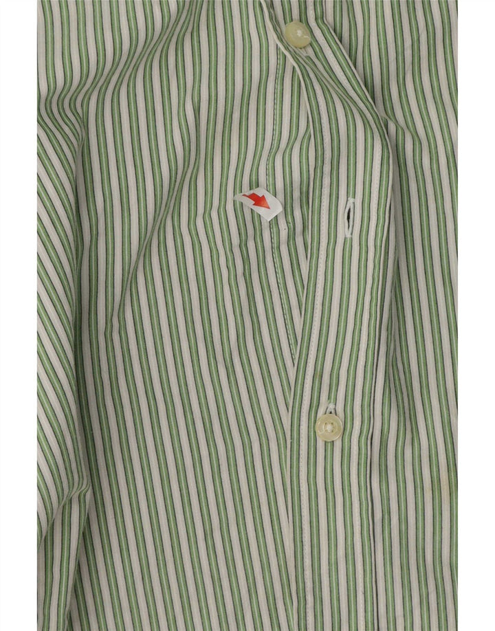 Camicia da uomo Jack Wills in cotone a righe verde medio
