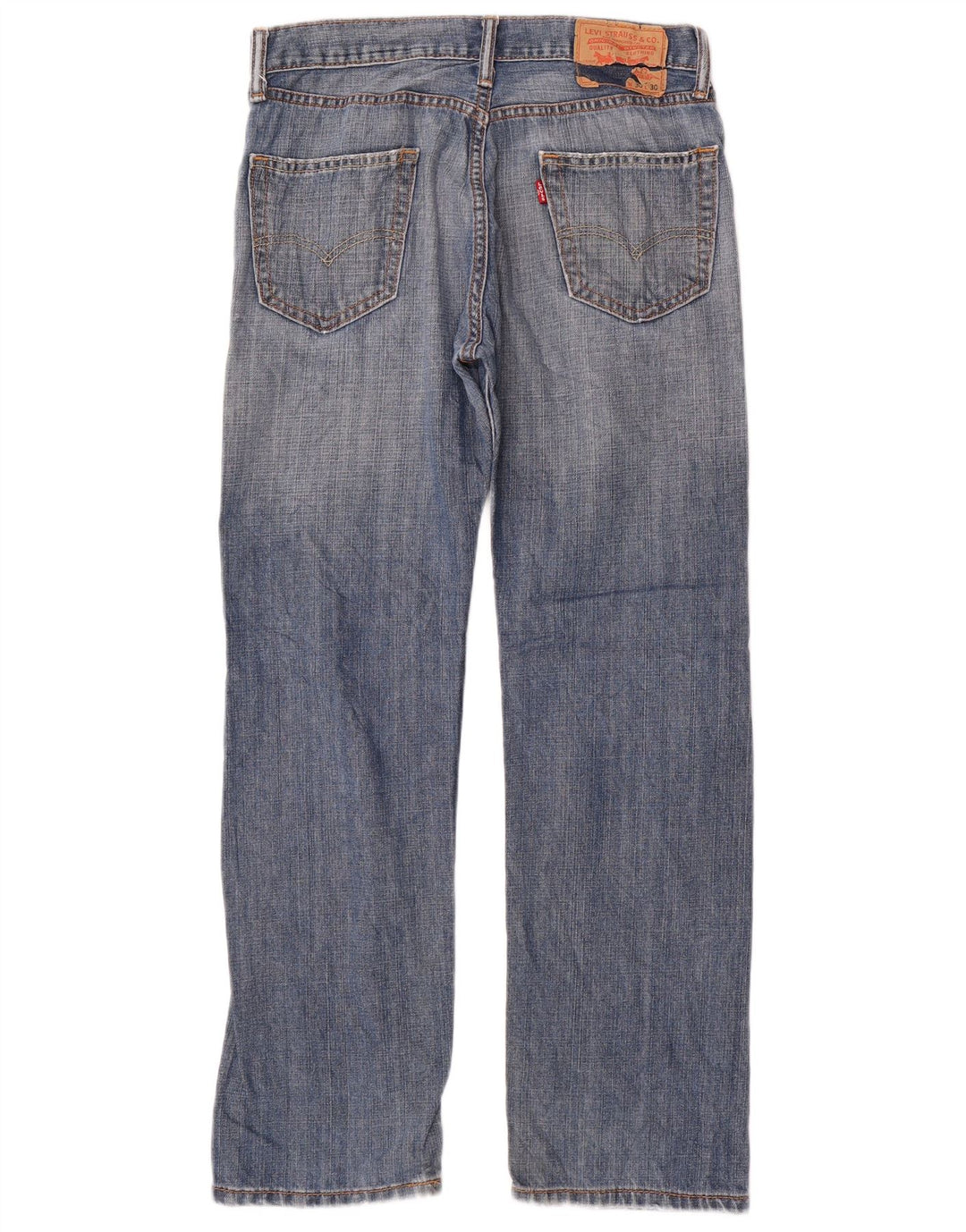 Levi's Uomo 505 Jeans dritti W30 L30 Cotone Blu