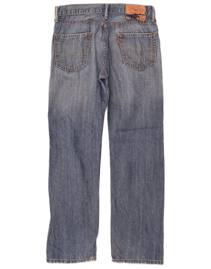 Levi's Uomo 505 Jeans dritti W30 L30 Cotone Blu