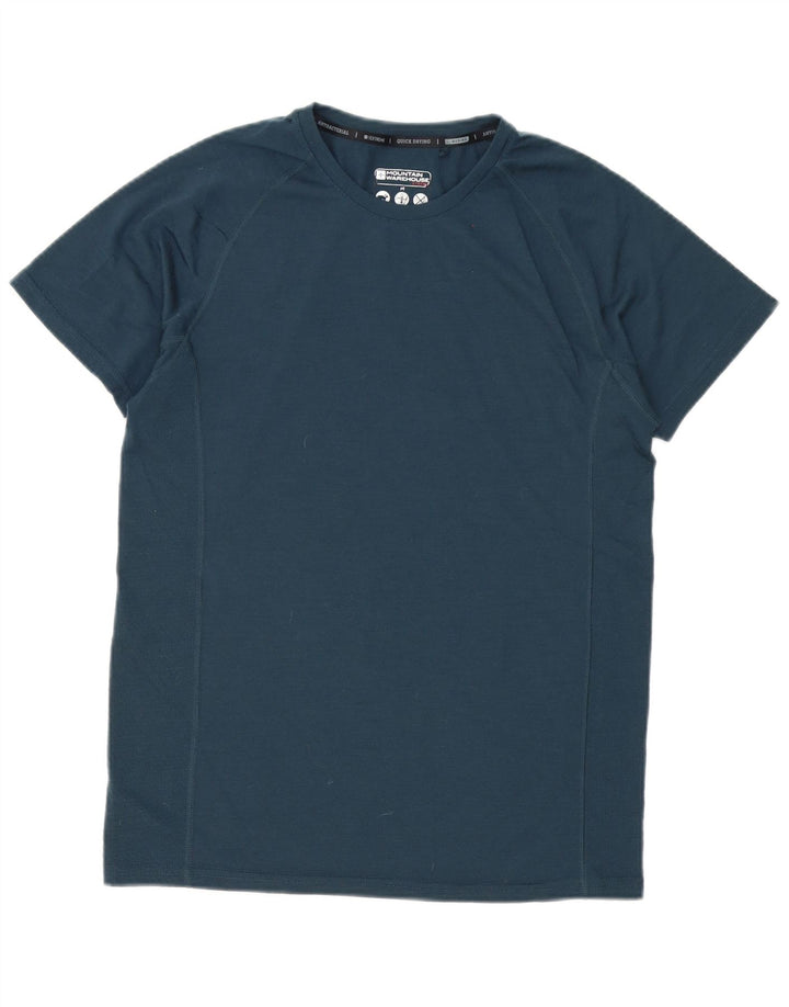 T-shirt da uomo Mountain Warehouse Top medio in poliestere blu navy