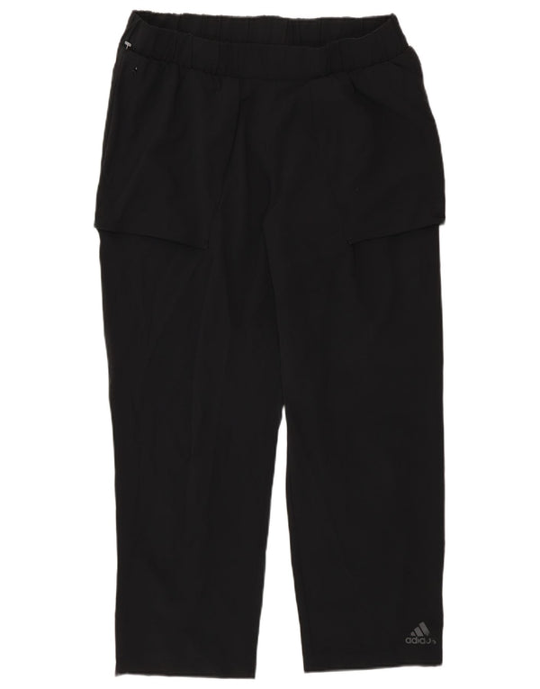 Pantaloni da tuta corti da donna Adidas UK 12/14 Medium Black Sports