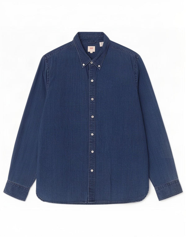 Camicia di jeans da uomo Levi's 2XL in cotone blu
