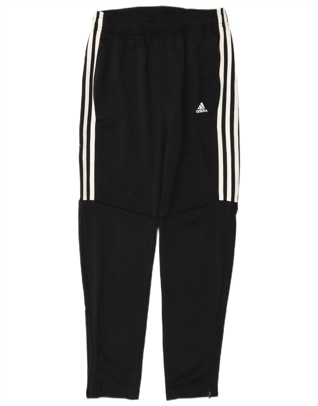 Pantaloni della tuta Adidas Climalite da ragazzo 11-12 anni in poliestere nero
