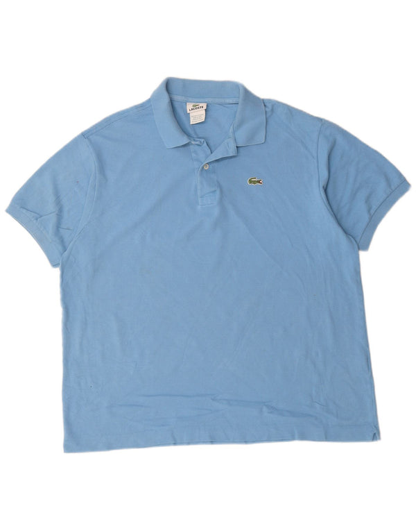 Polo da uomo Lacoste taglia 7 2XL cotone blu