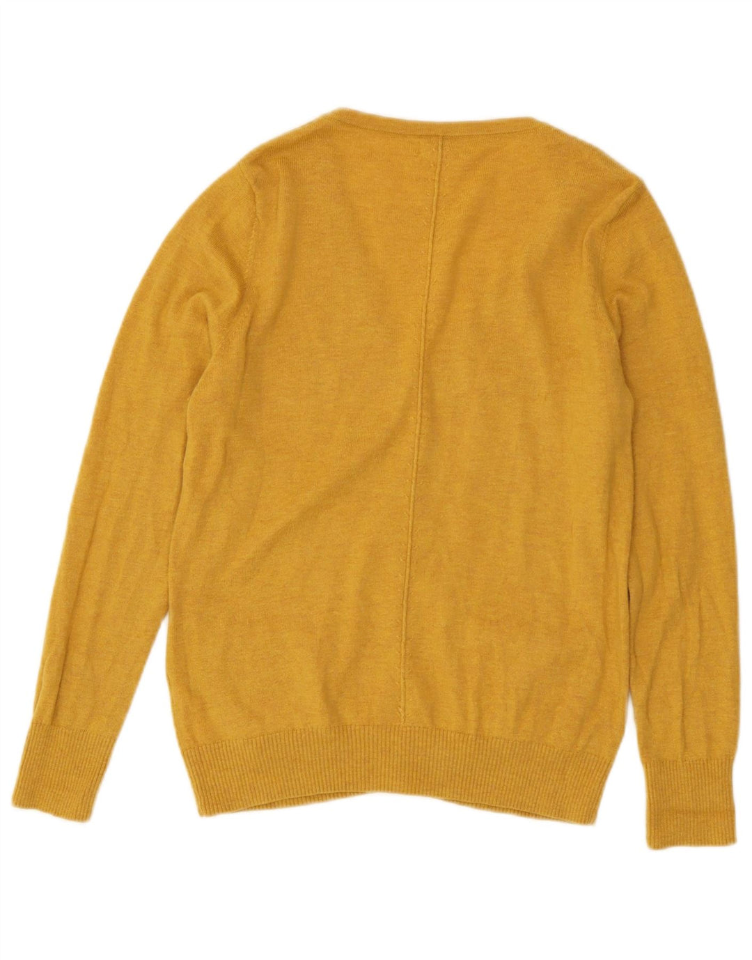 Maglione cardigan da donna Fat Face UK 12 Lana gialla media