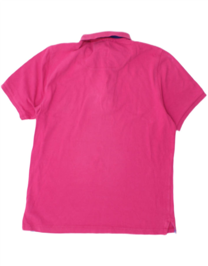 JOULES Polo da uomo vestibilità classica in cotone rosa medio