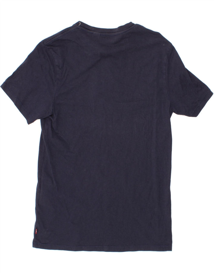 LEVI'S Mens Graphic T-Shirt Top Small Navy Blue Cotton Vintage Levi's and Second-Hand Levi's from Messina Hembry 