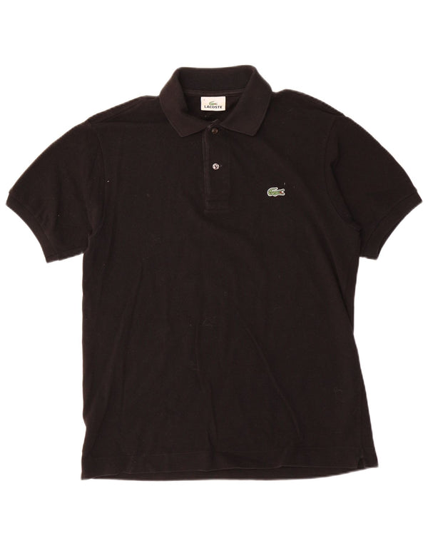 Polo da uomo Lacoste taglia 3 piccola in cotone nero
