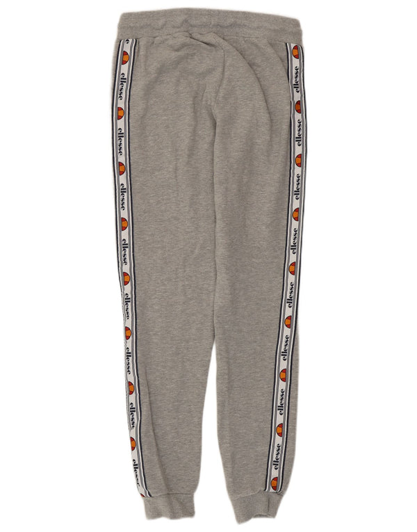 Ellesse Pantaloni da tuta con grafica da donna Joggers UK 6 XS Grigio Colourblock