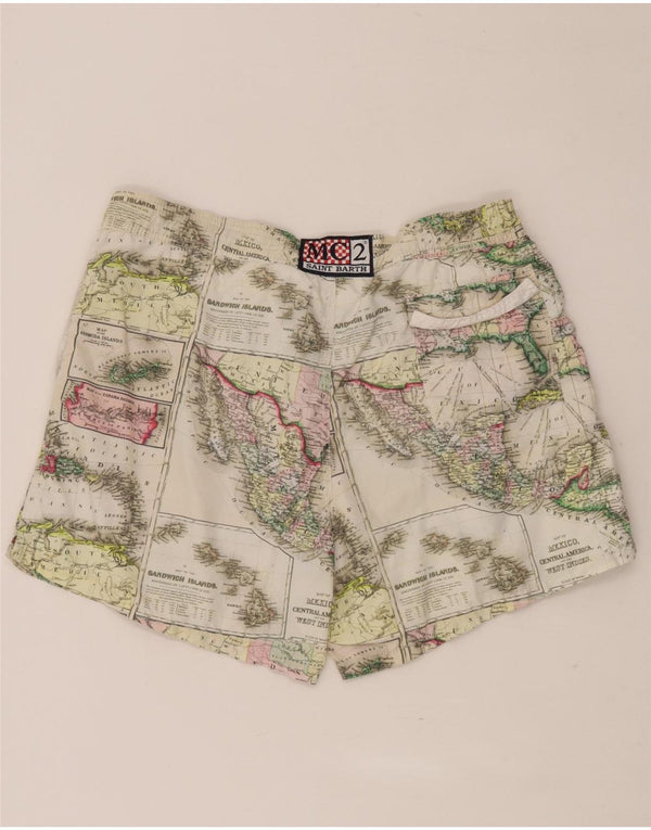 Pantaloncini da bagno da uomo con motivo astratto Saint Barth 2XL multicolore