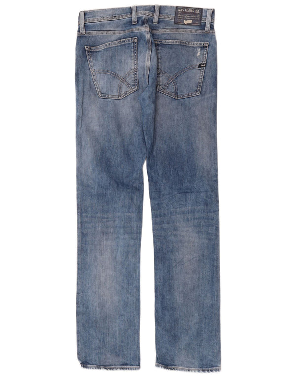 Jeans dritti da donna Gas W30 L34 cotone blu