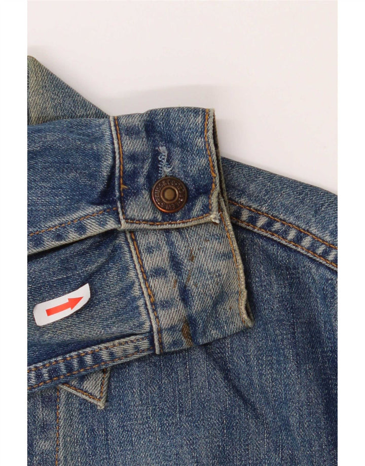 Giacca di jeans da uomo Levi's UK 40 grande cotone blu