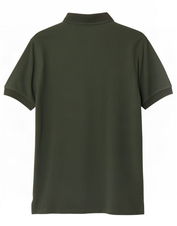 Polo da uomo Hugo Boss in cotone verde medio