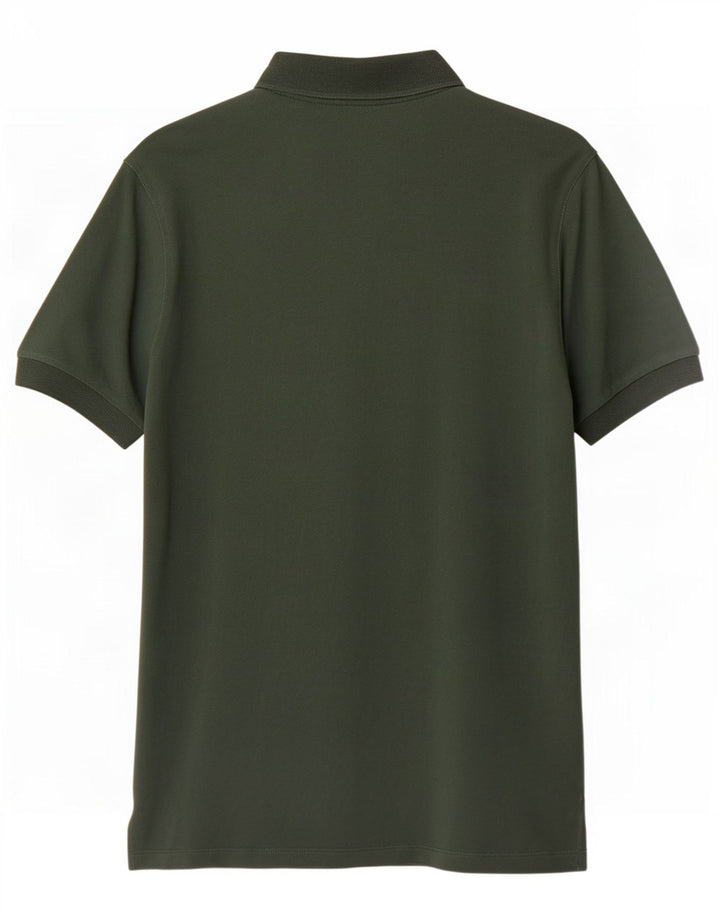 Polo da uomo Hugo Boss in cotone verde medio