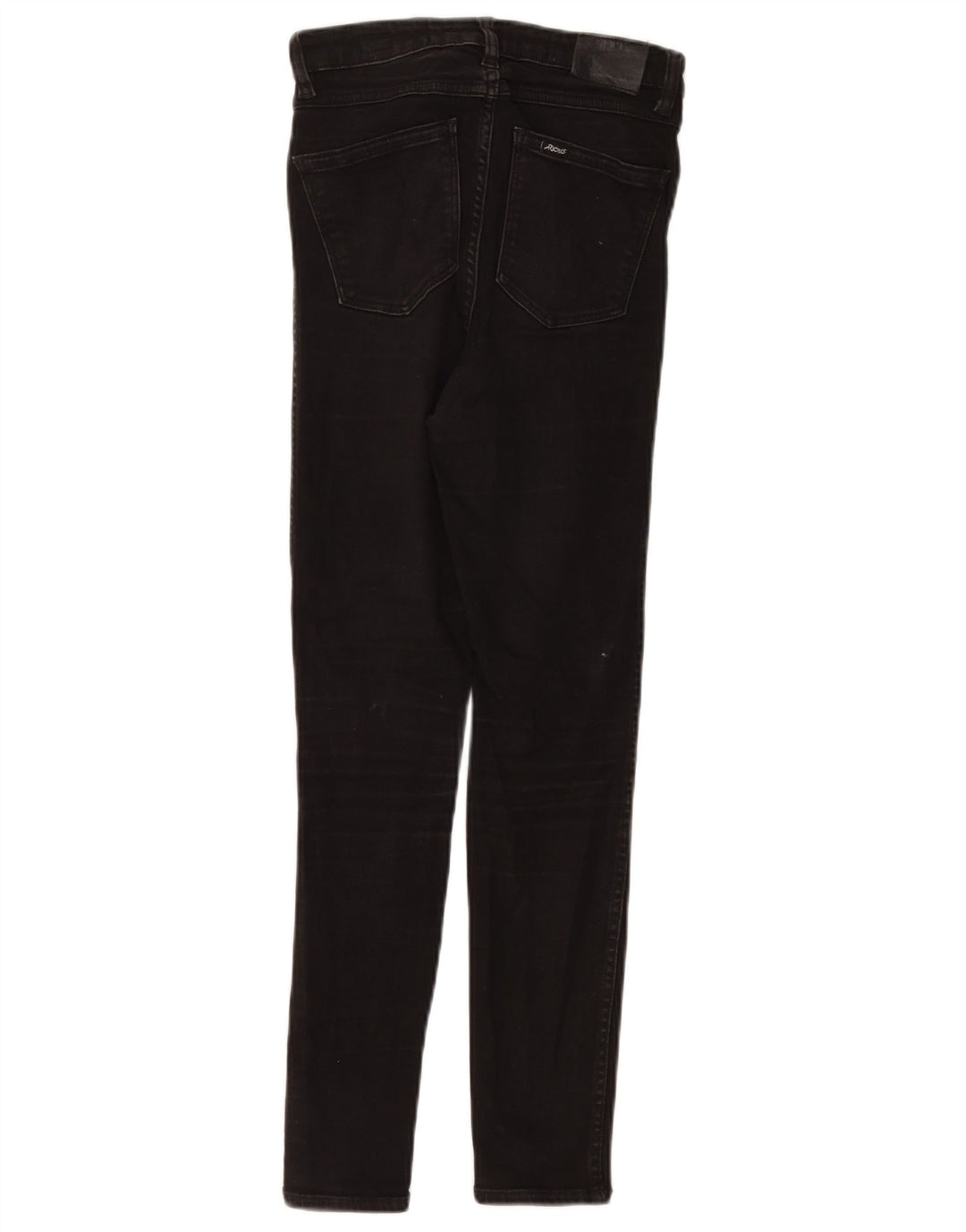 Jeans skinny a vita alta LEE Riders da donna US 9 Medium W24 L27 Cotone nero