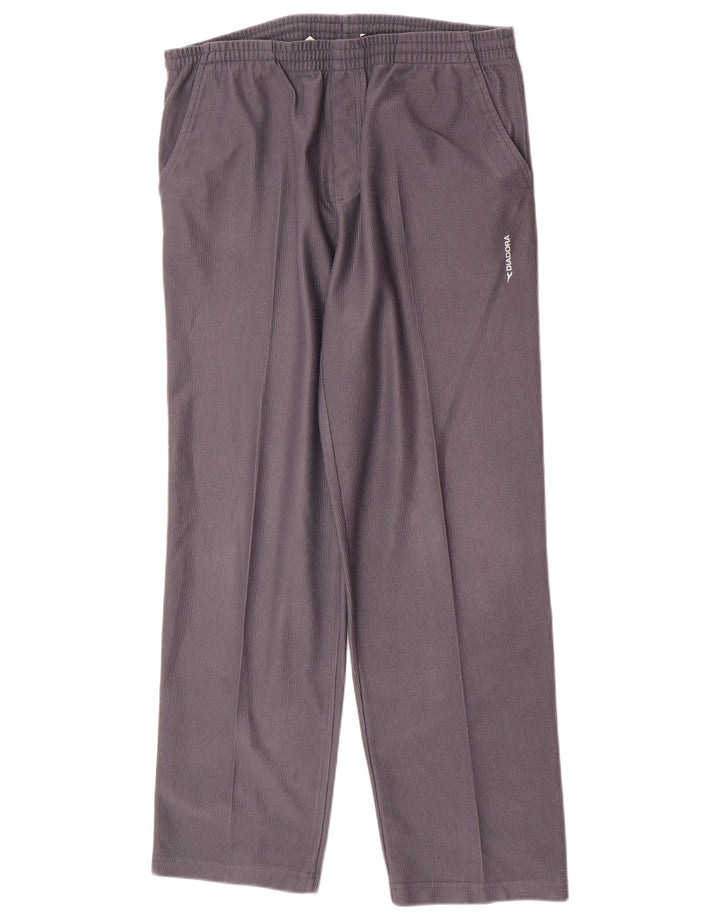 Pantaloni da tuta da uomo Diadora XL Grigio Poliestere