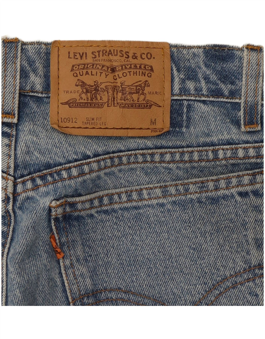 Jeans Levi's da donna affusolati slim fit a vita alta medi W28 L26 Blu