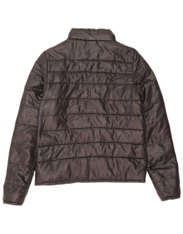 Cappotto imbottito corto da donna Nike UK 10 piccolo nylon nero