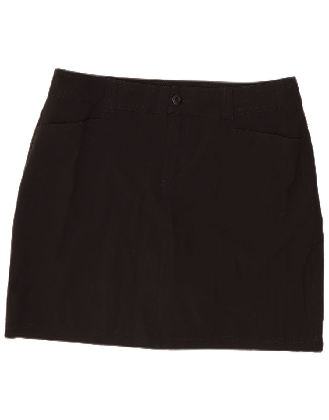 Minigonna da donna EDDIE BAUER US 6 media W32 poliestere nero